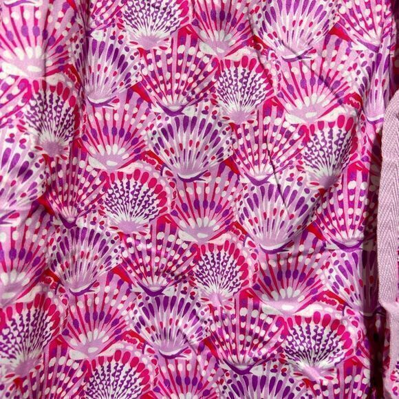 NWT Simply Southern Women’s T-Shirt Shorts‎ Pajama Set Purple Seashells XL - Picture 9 of 10